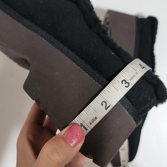NEW UGG New Heights Cozy Clog Womens 9 Casual Fur Winter Platform Classic Boho - Picture 10 of 10